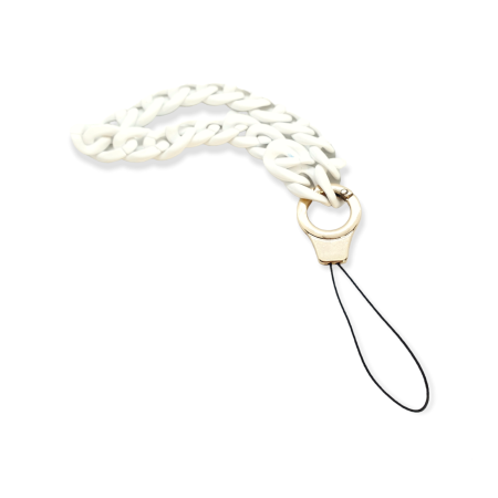 jewelry for phone with white bone chain